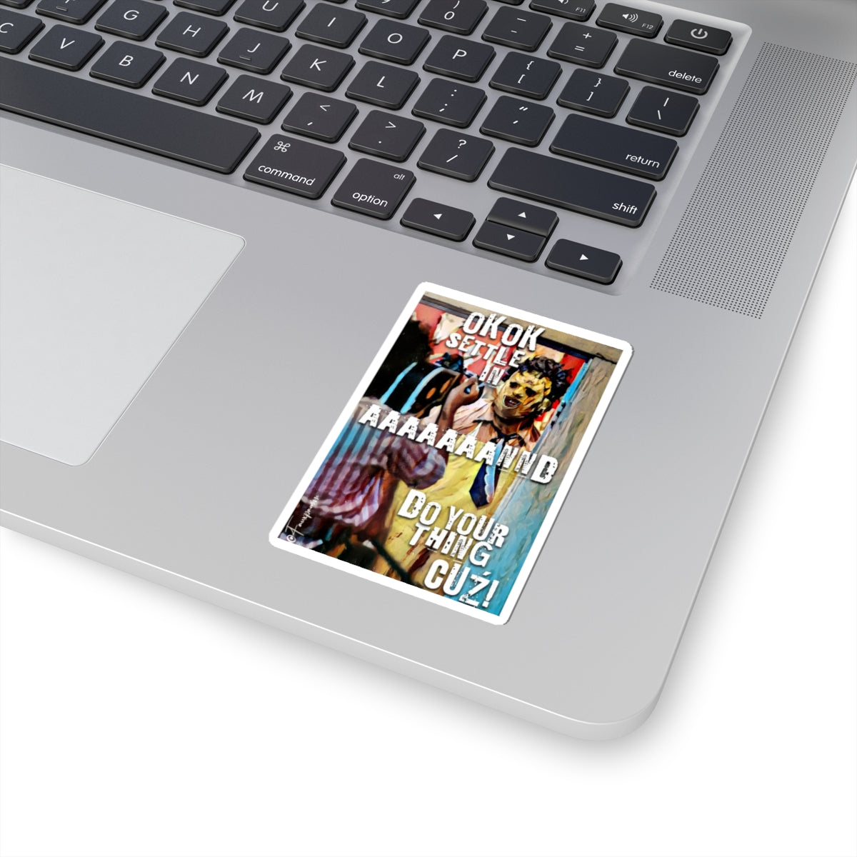 The Liturgical Benediction of the Chainsaw - Sticker