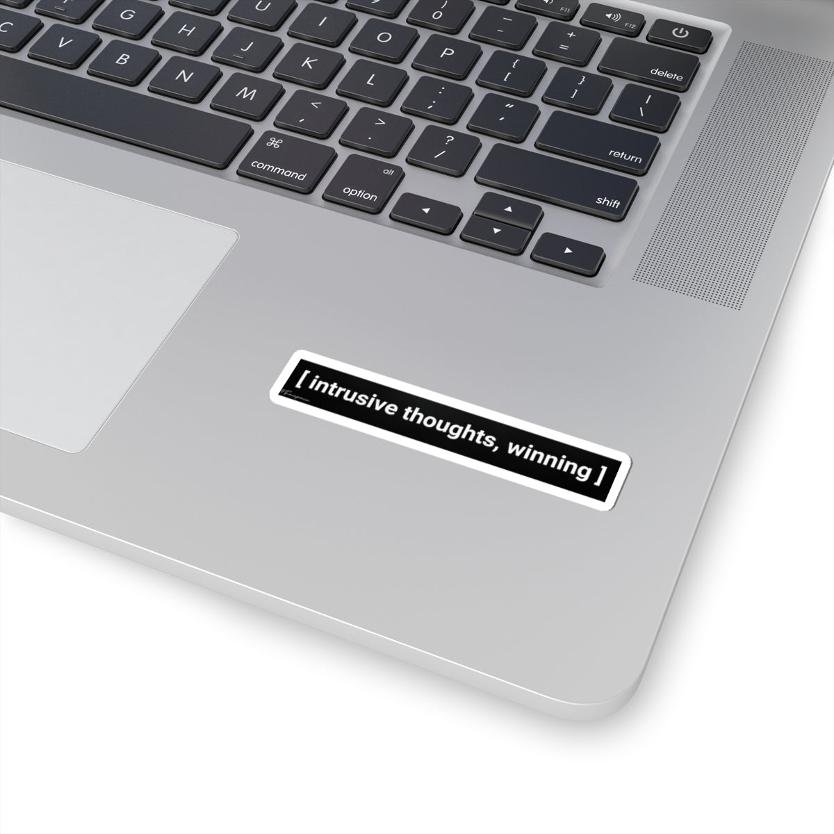 intrusive thoughts, winning - Sticker