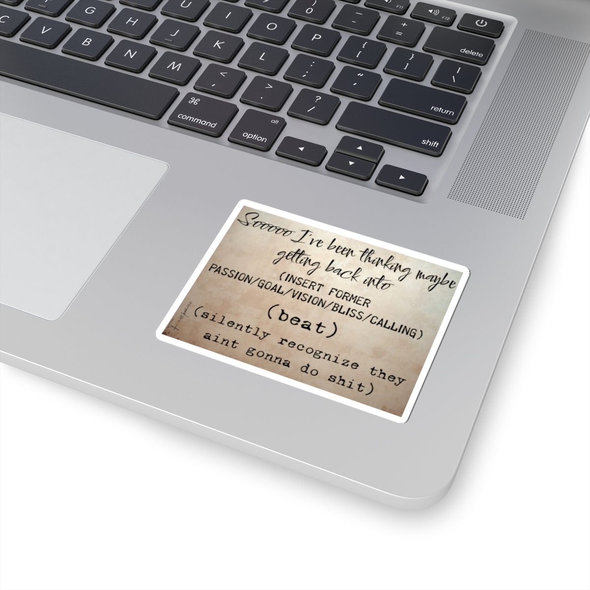 The Hesitations of Deferred Ambition - Sticker
