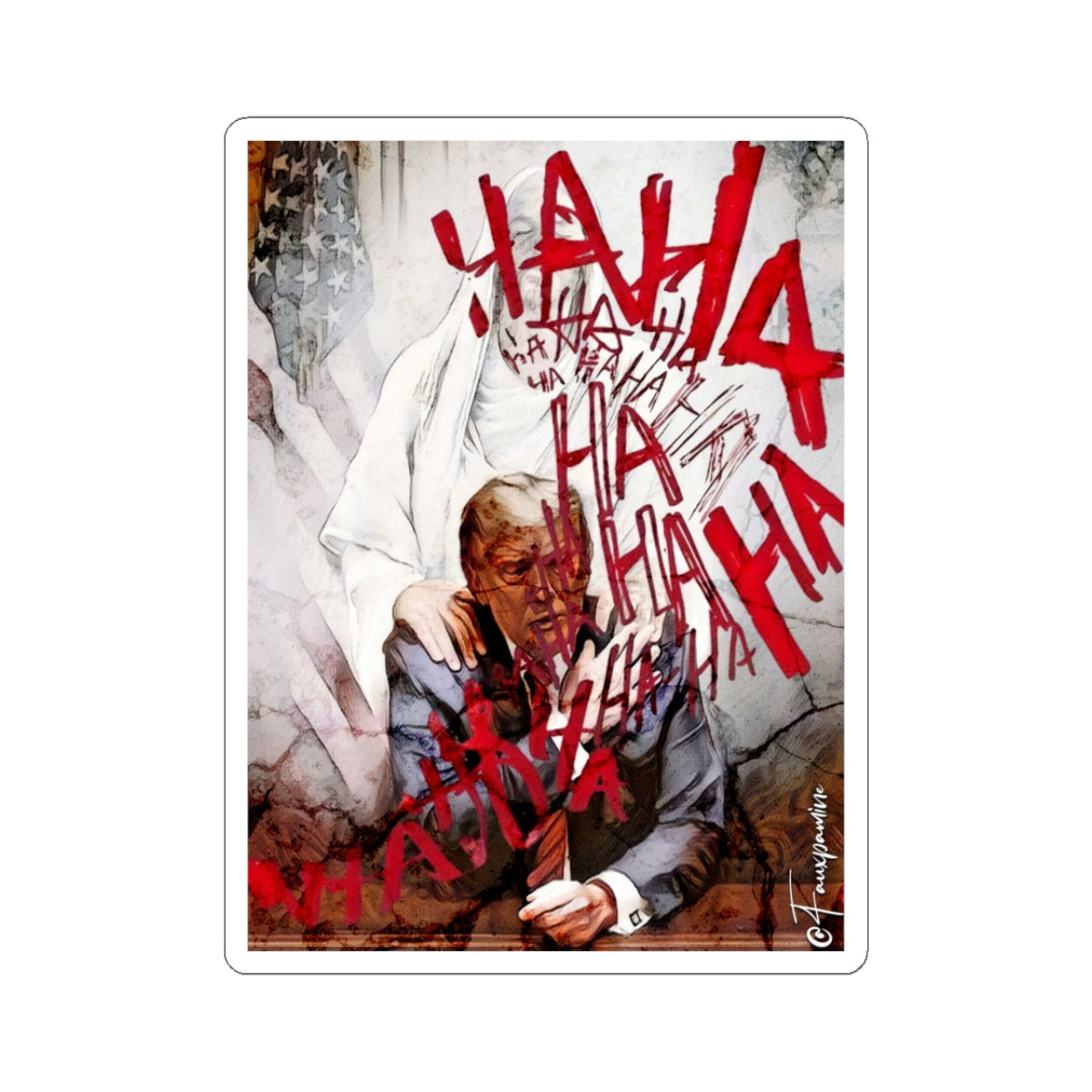 Messiah in Laughter’s Shadow - Sticker