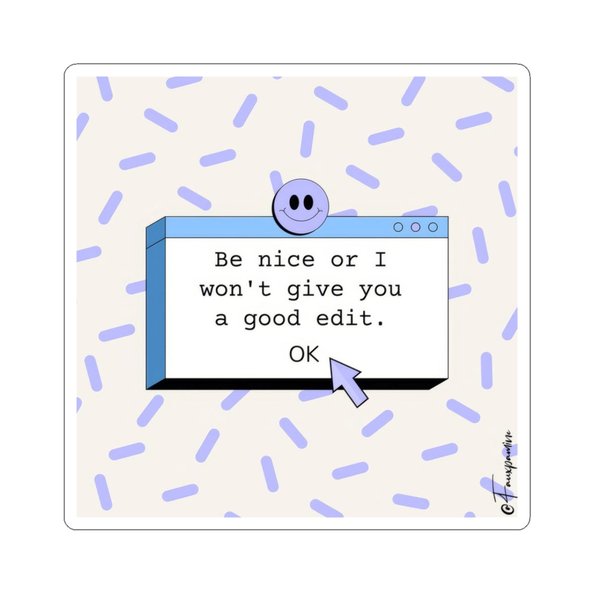 Edit Window, God Complex - Sticker