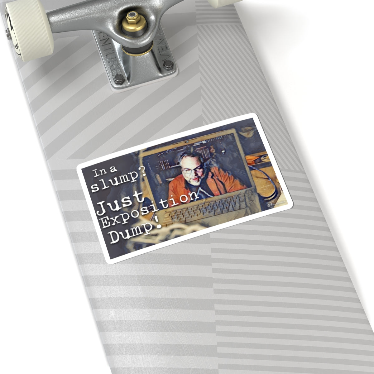 The Oracle in the Glow of Cathode - Sticker
