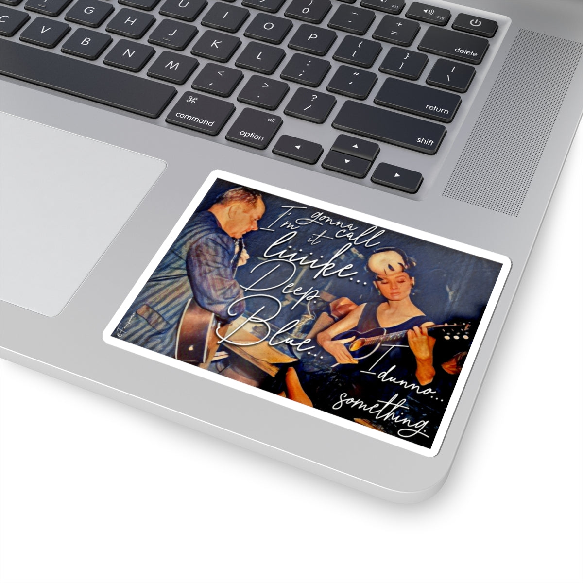 Deep Blue, Ellipsis - Sticker