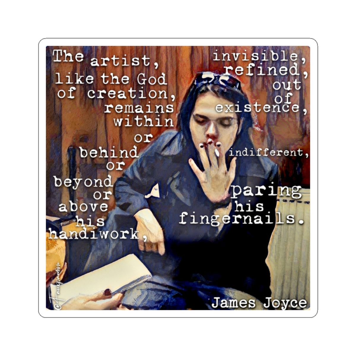 Joyce’s Ghost in Gerard Way - Sticker