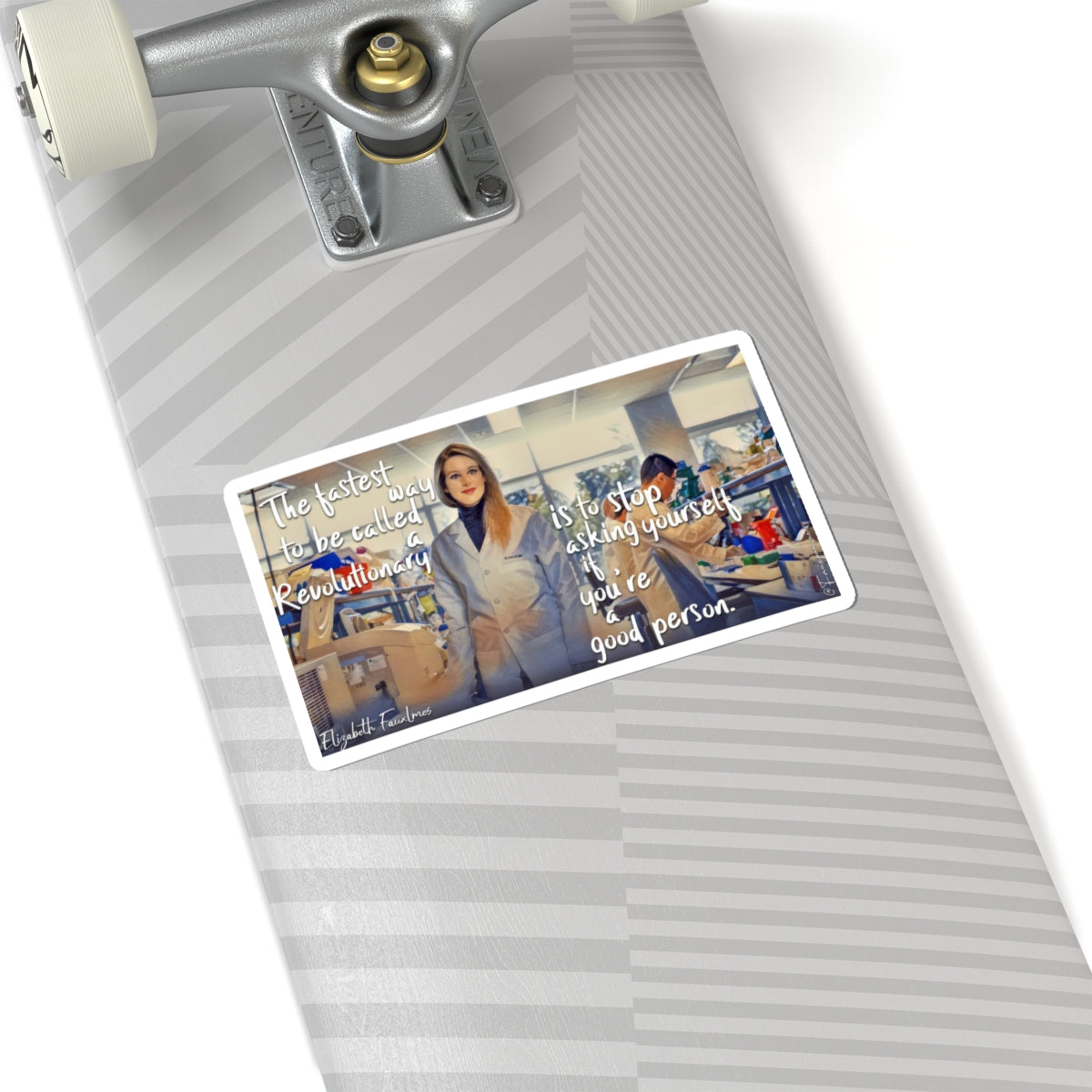Portrait of Ambition Stripped of Ethics - Sticker