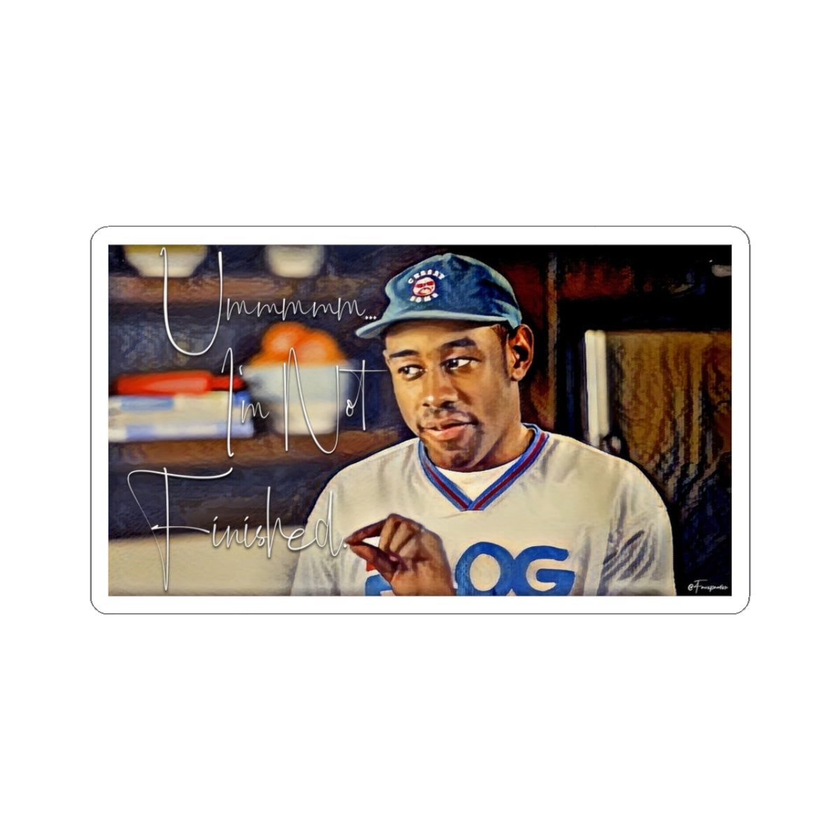 The Gesture of Interruption - Sticker