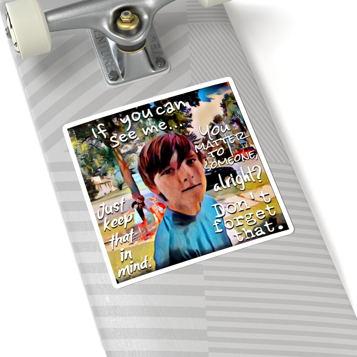 Portrait of the Unnoticed Prophet - Sticker