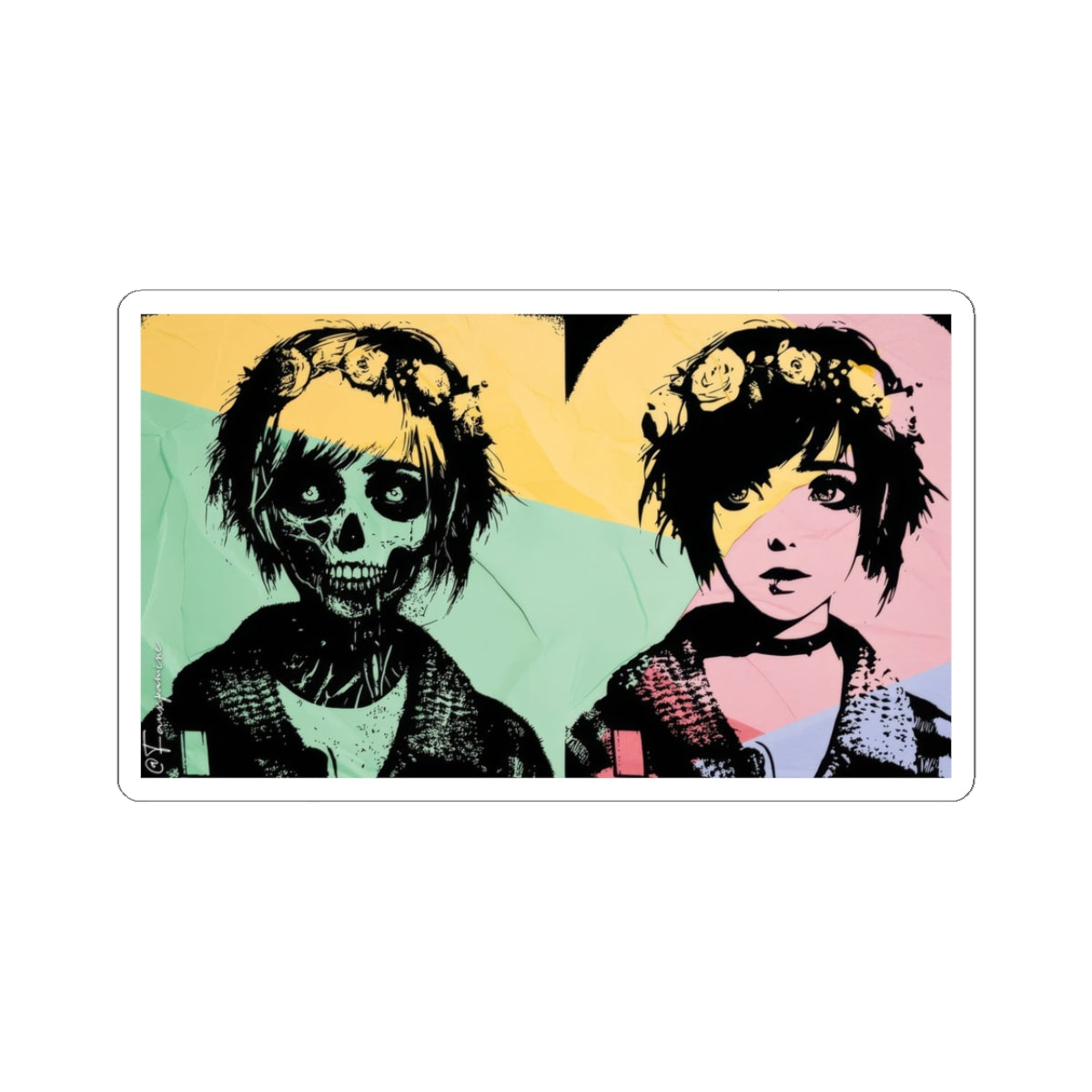 Paper Doll / Real Trauma - Sticker
