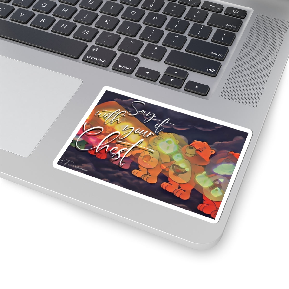 Care Bare Staredown - Sticker