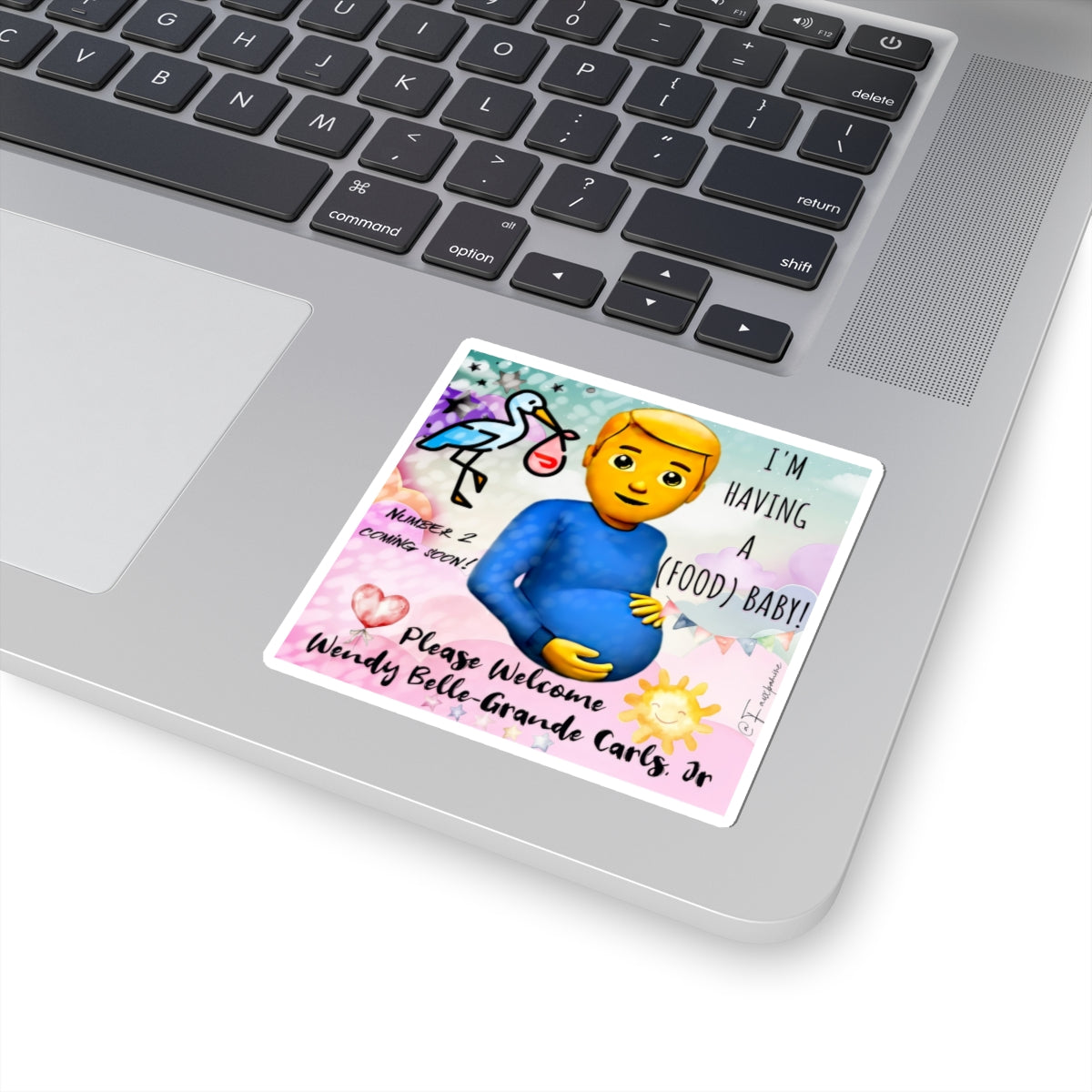 Emoji iconography meets fertility satire; pastel infantilism and digestive mythos - Sticker