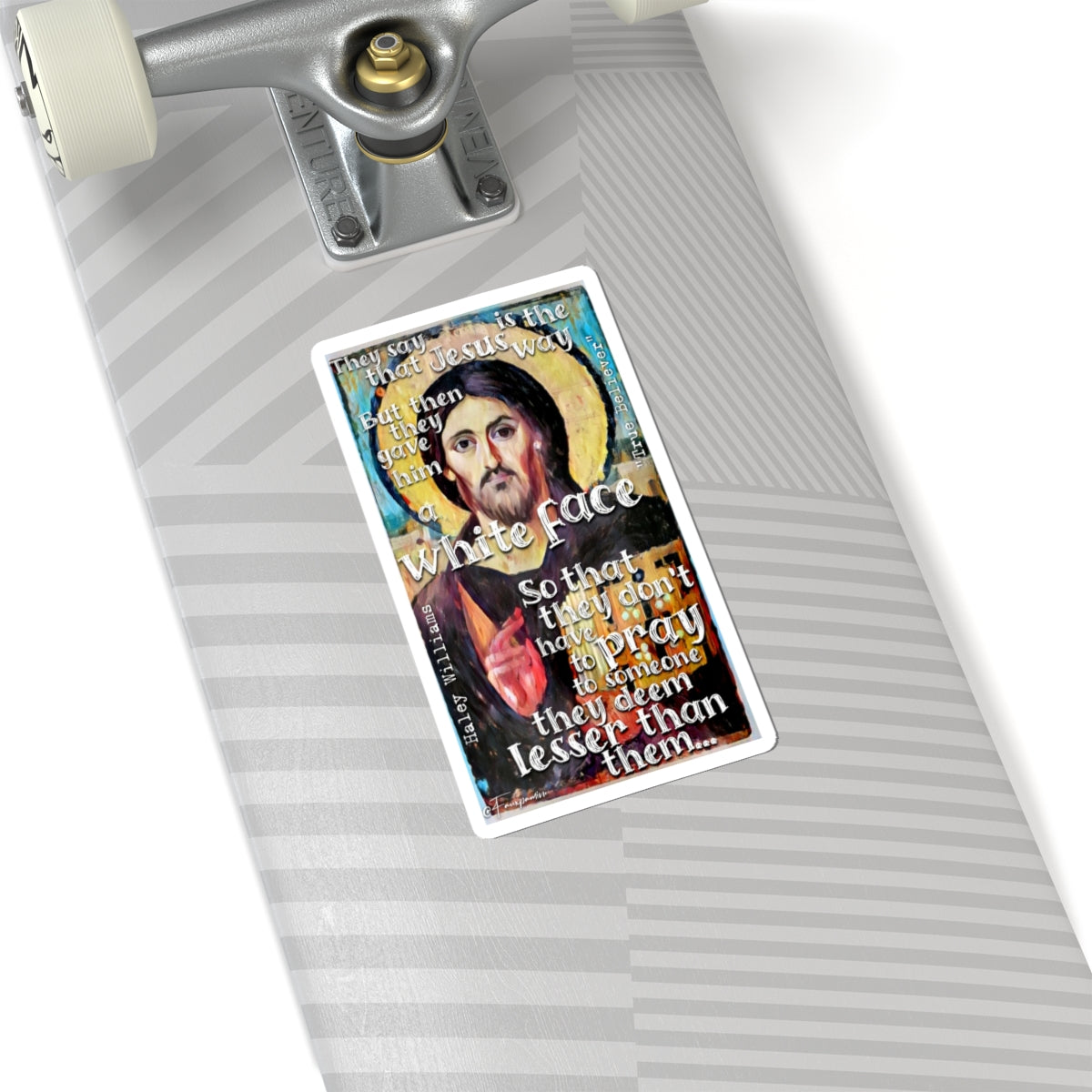 True Believer (White Face) - Sticker