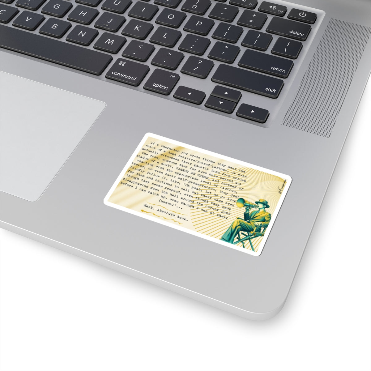 Mixed Media on Disintegrated Credibility - Sticker