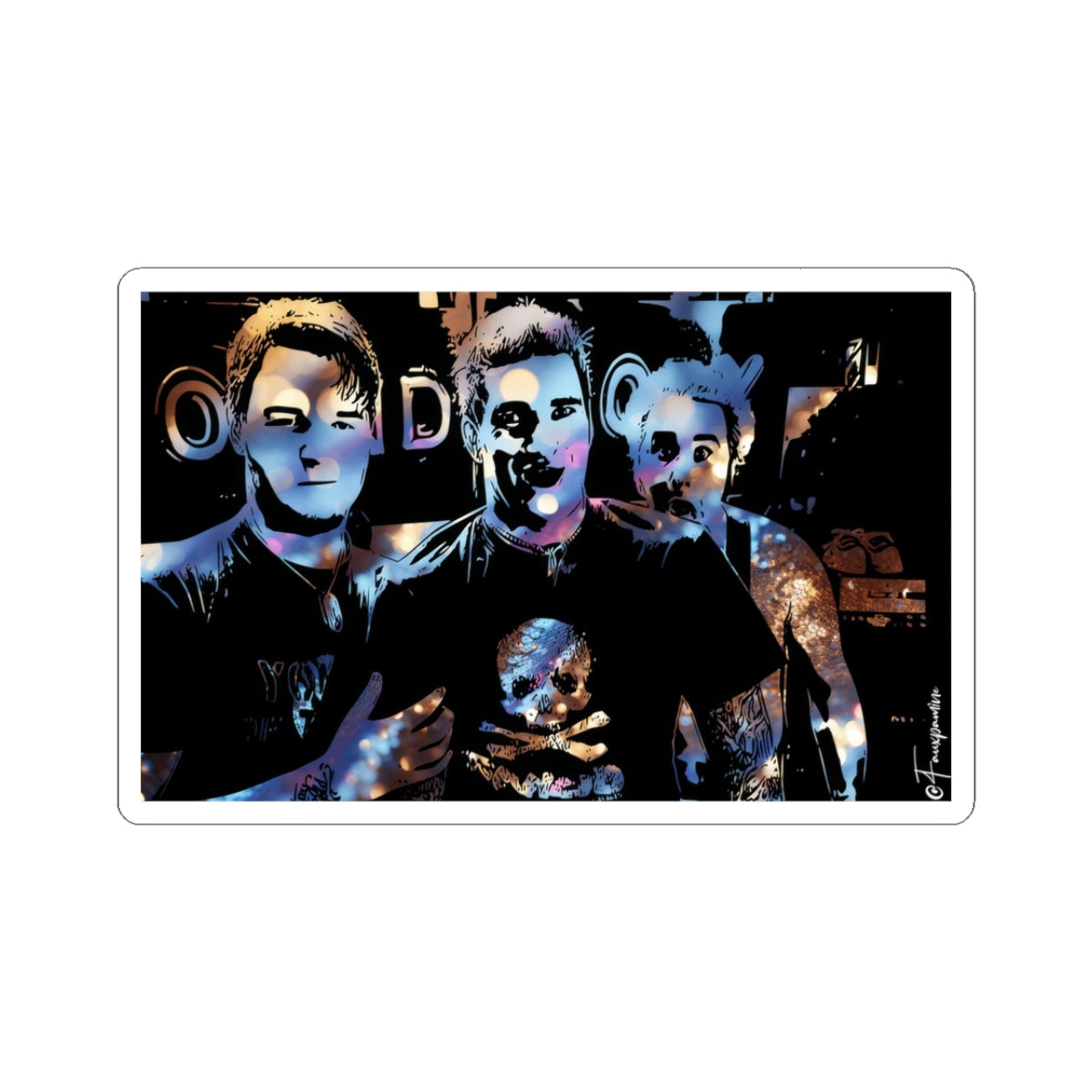 My Friends Over You in Neon Confession - Sticker