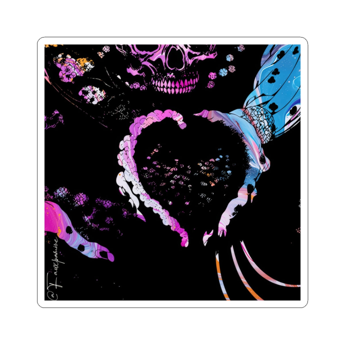 Wuv you, boo. - Sticker