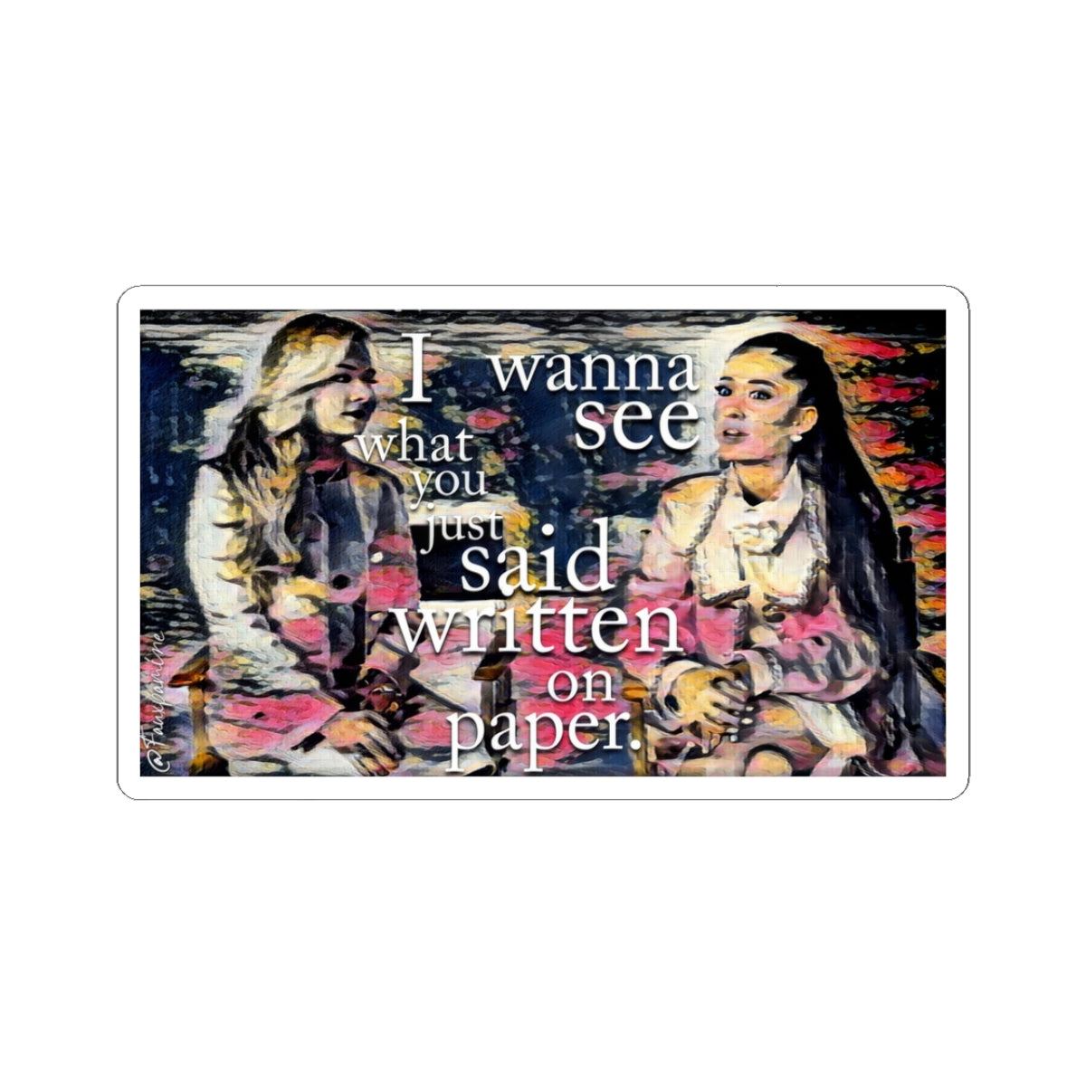 Written on Paper - Sticker