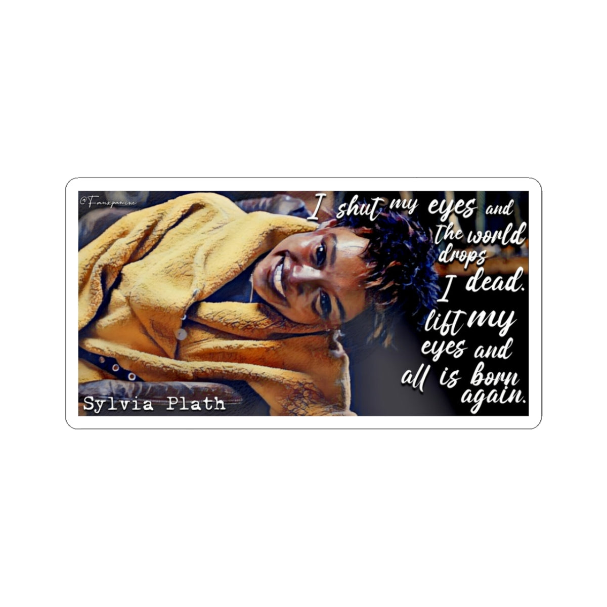 Close Your Eyes For Me, Would You - Sticker