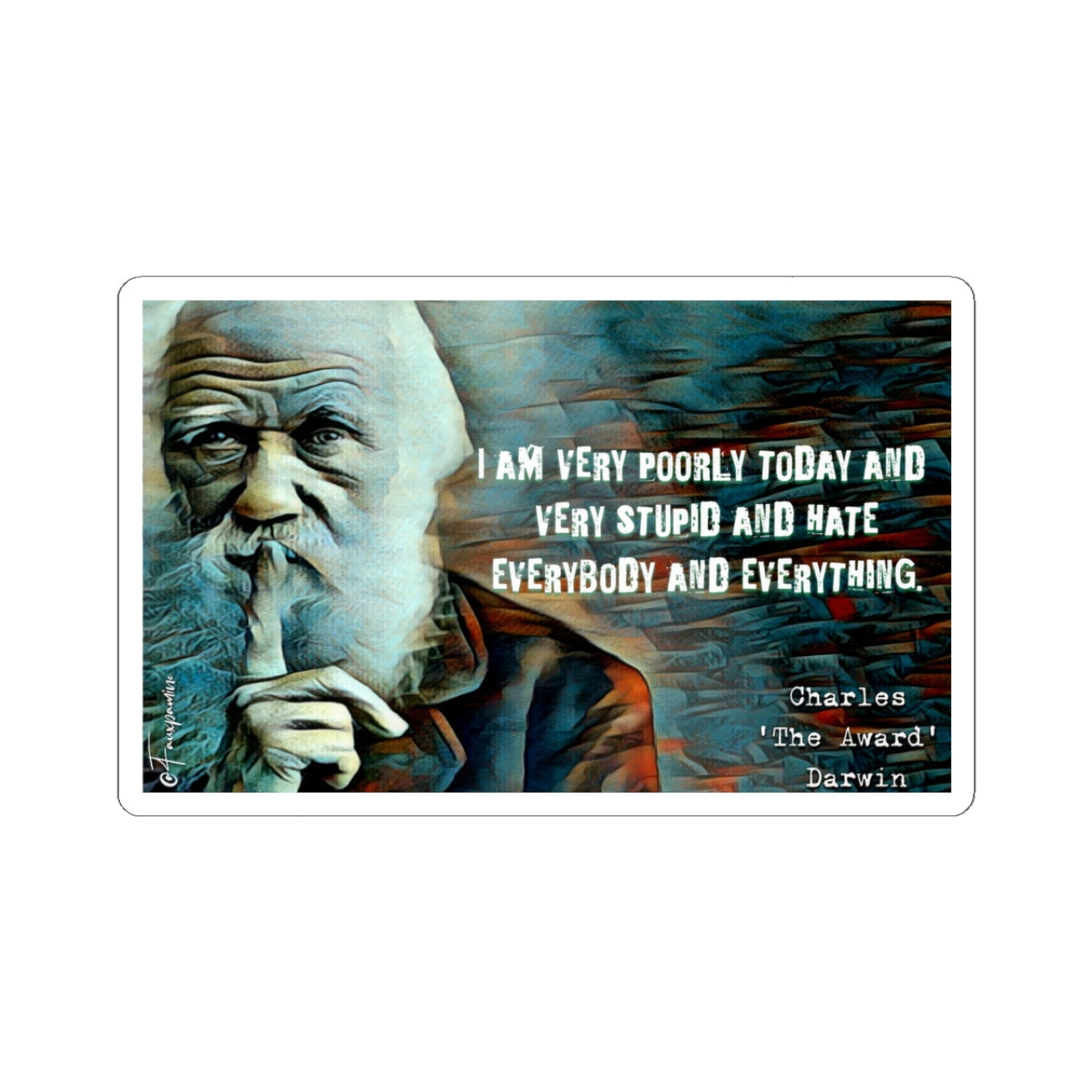 Darwinian Spiral (aka The Award) - Sticker
