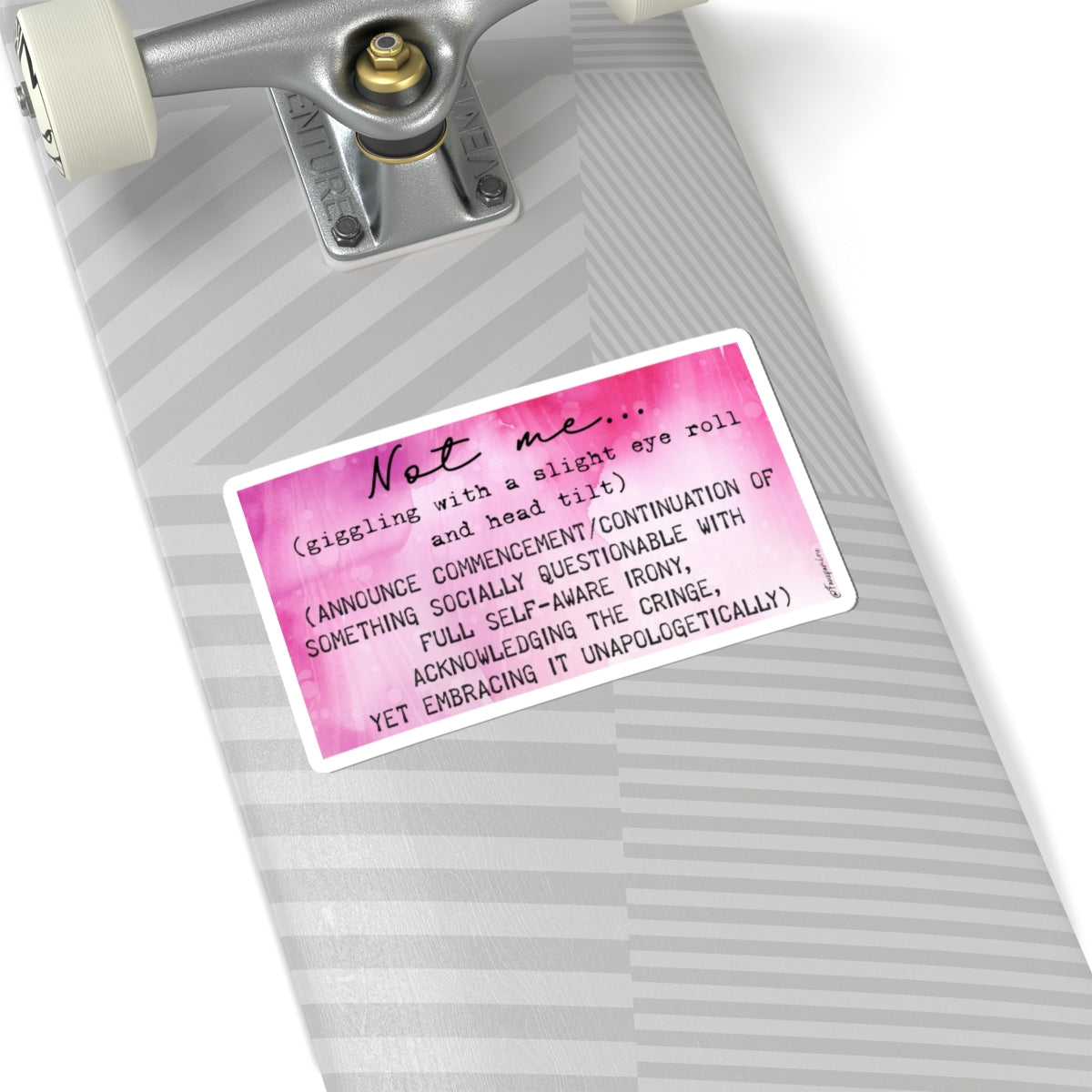 A Confessional in Echo and Evasion - Sticker