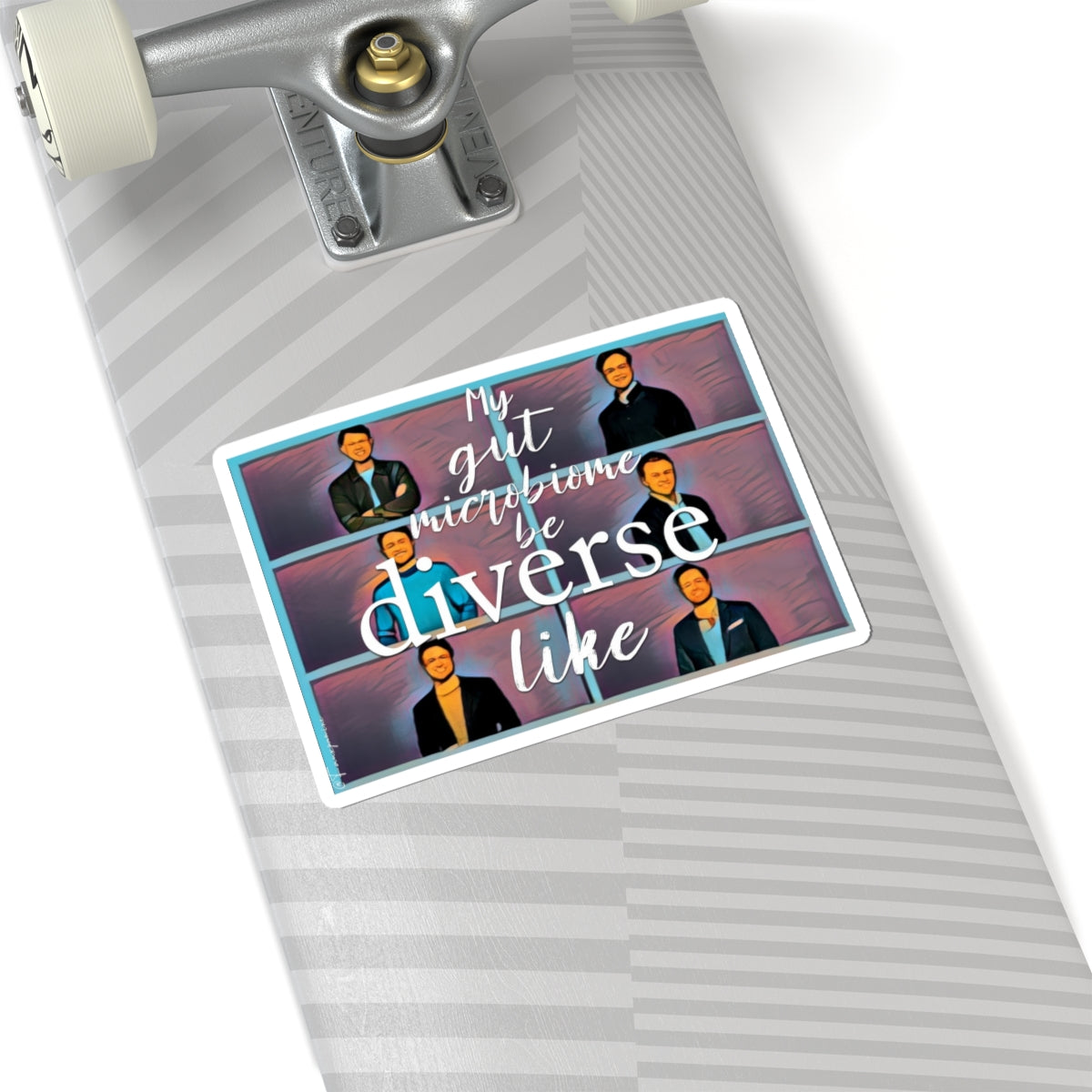 My gut microbiome be diverse like - Sticker