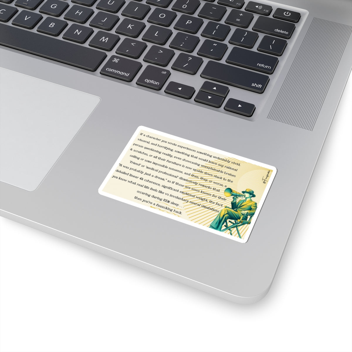 Manifesto, Annotated in Rage - Sticker