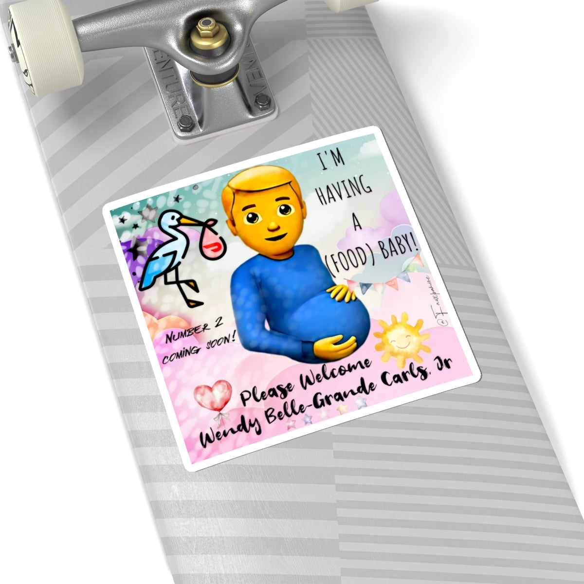 Emoji iconography meets fertility satire; pastel infantilism and digestive mythos - Sticker