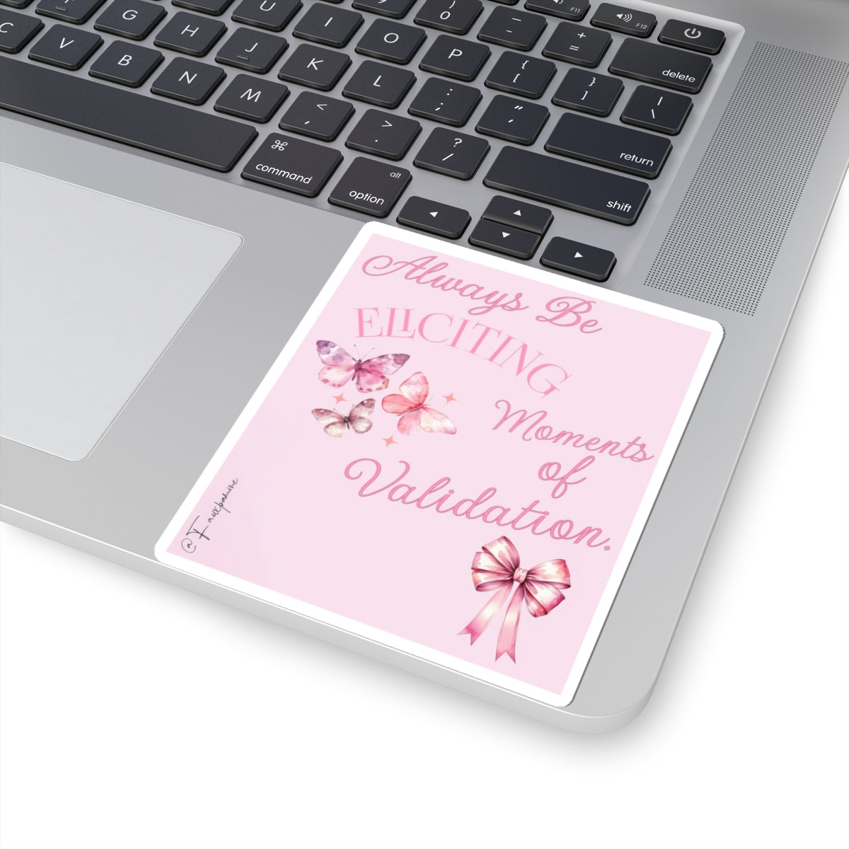 Pastel Aphorism in Digital Lace - Sticker