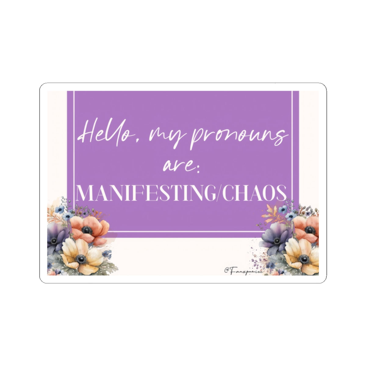Manifersting/Chaos - Sticker