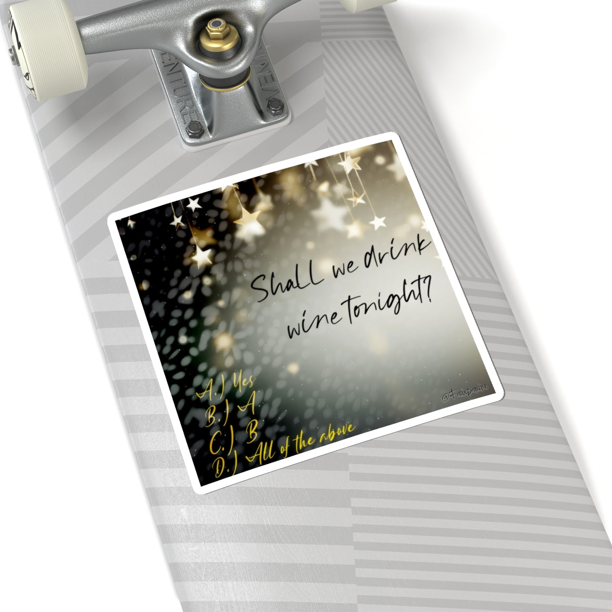 A Multiple Choice Prayer for Meaning - Sticker