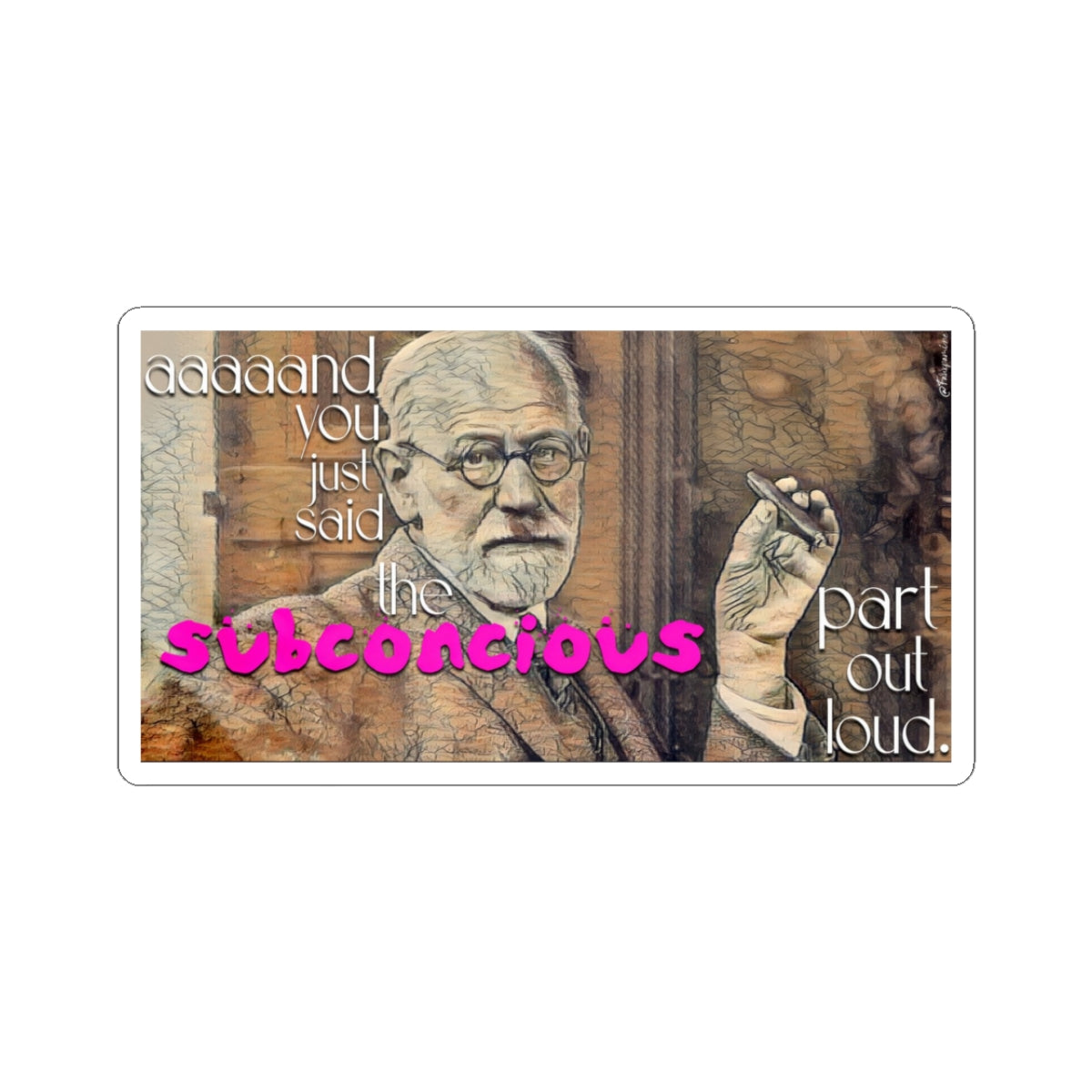 Freudian Whoopsies - Sticker