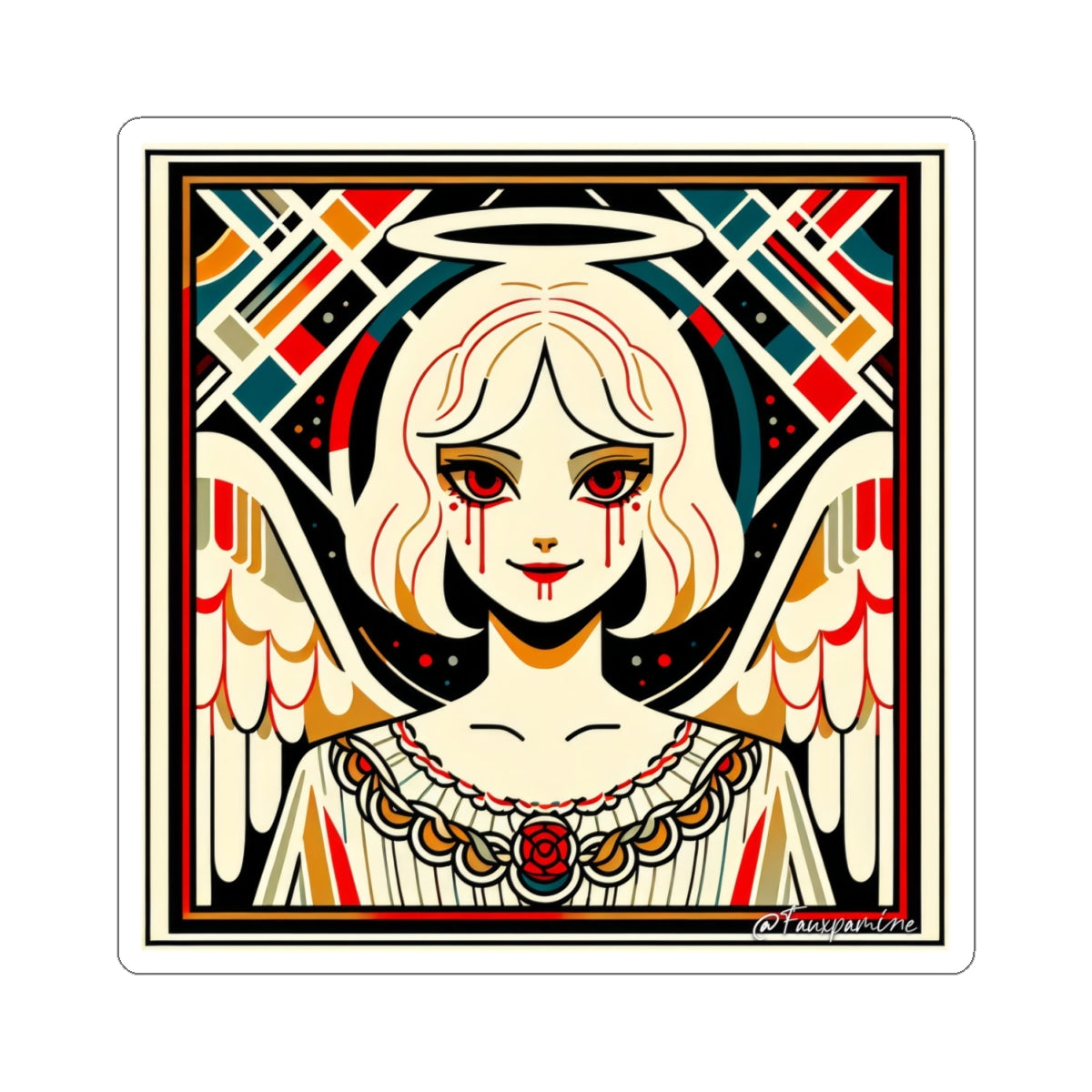 Ecclesia Sanguinum: The Angel in Restraint - Sticker
