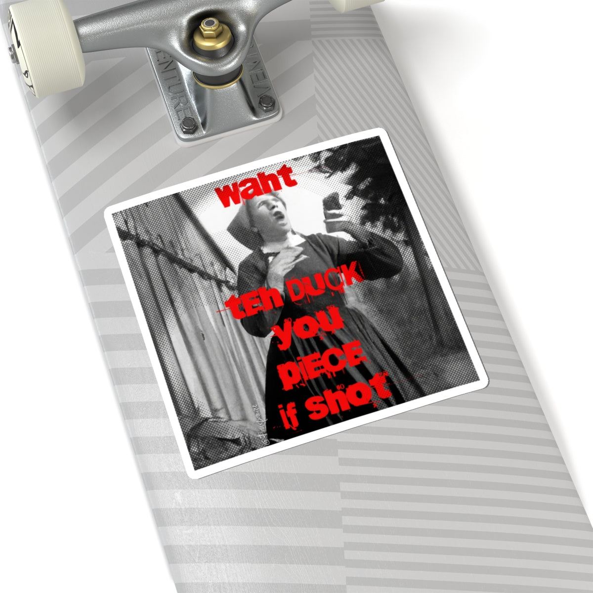 Waht. Teh Duck. - Sticker