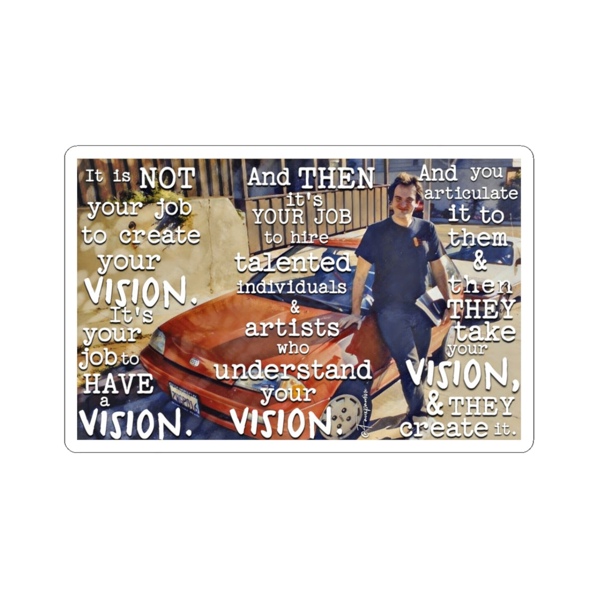 The Red Visionary - Sticker