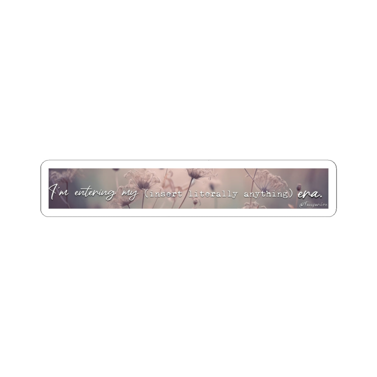 The Infinite Pageant of Self-Reinvention - Sticker
