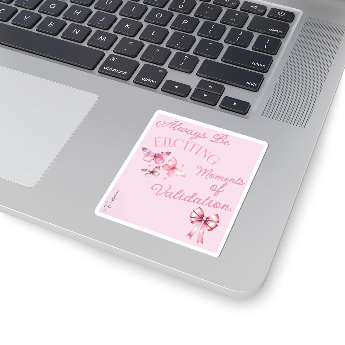Pastel Aphorism in Digital Lace - Sticker