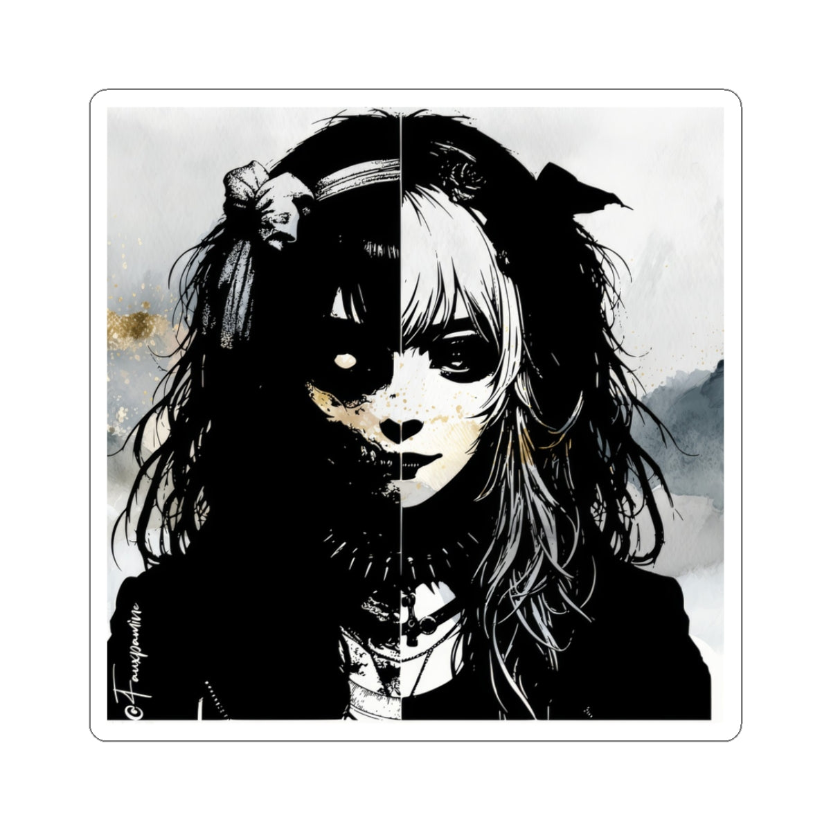 Monochrome Isn’t a Mood, It’s a Diagnosis - Sticker
