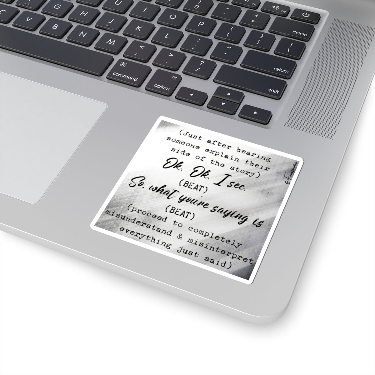 The Theater of Weaponized Miscomprehension - Sticker