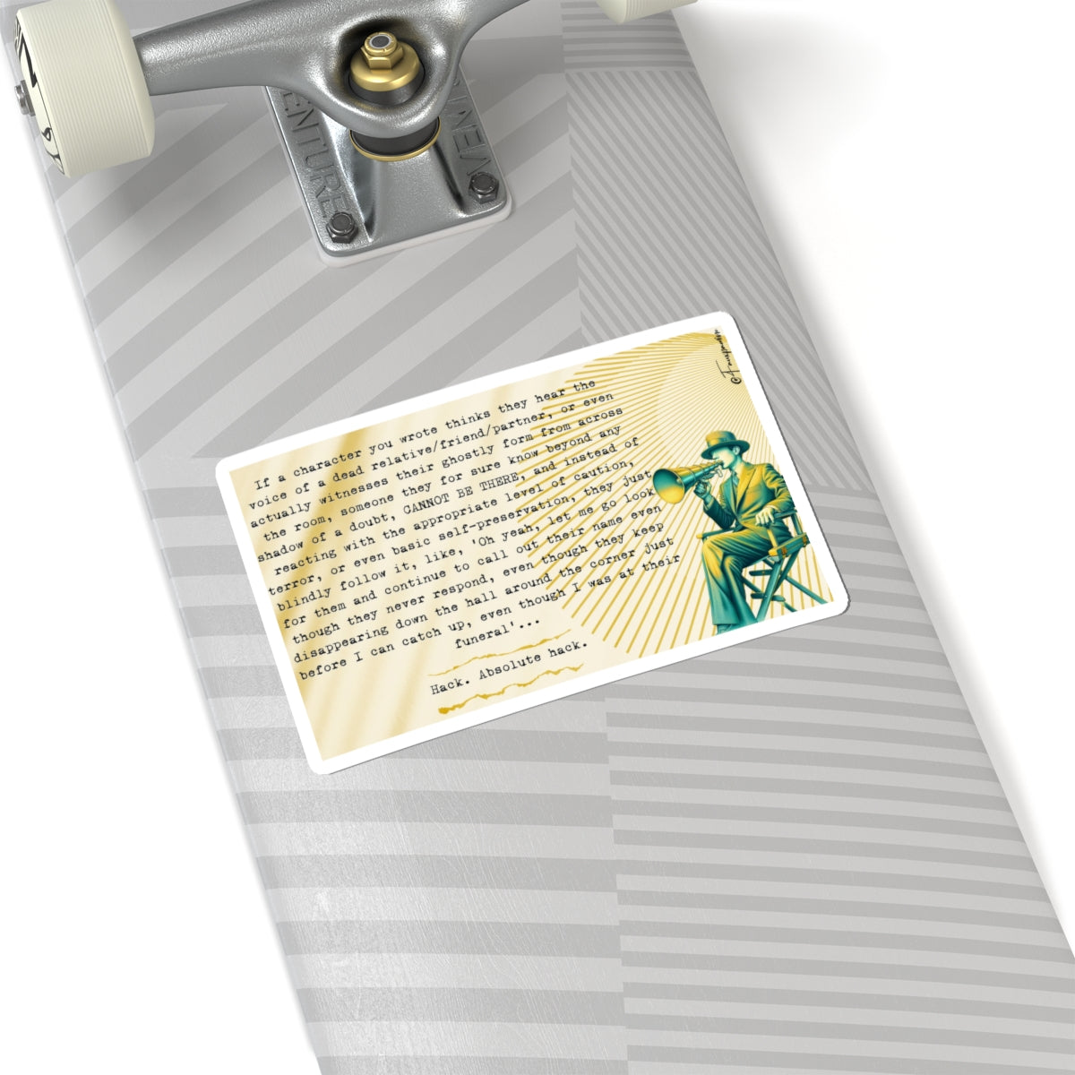 Mixed Media on Disintegrated Credibility - Sticker
