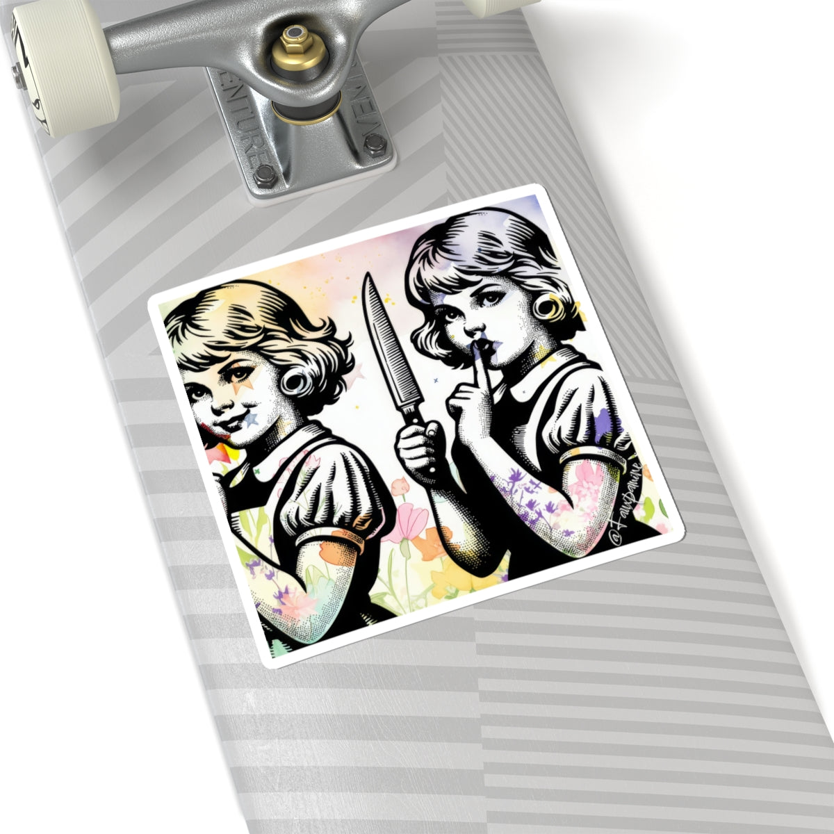 Innocence with a Blade of Petals - Sticker