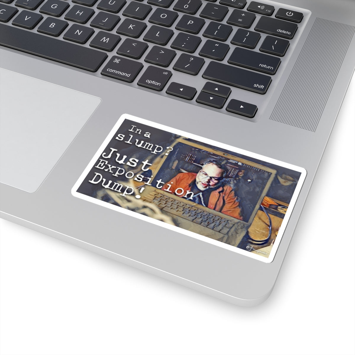 The Oracle in the Glow of Cathode - Sticker