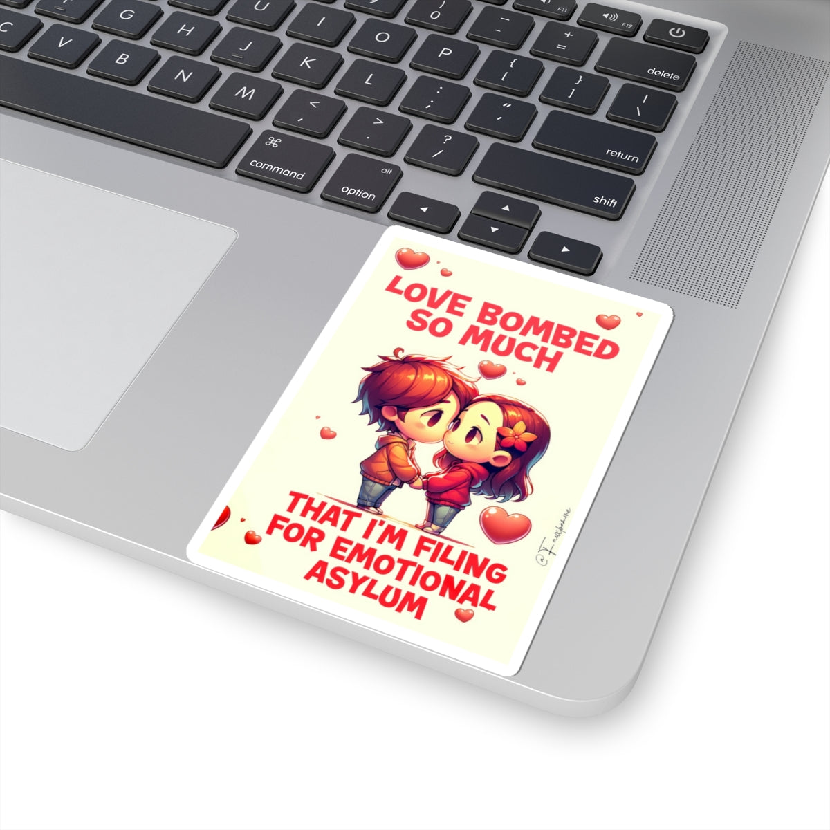 Lovebombed into Institutional Fantasy - Sticker