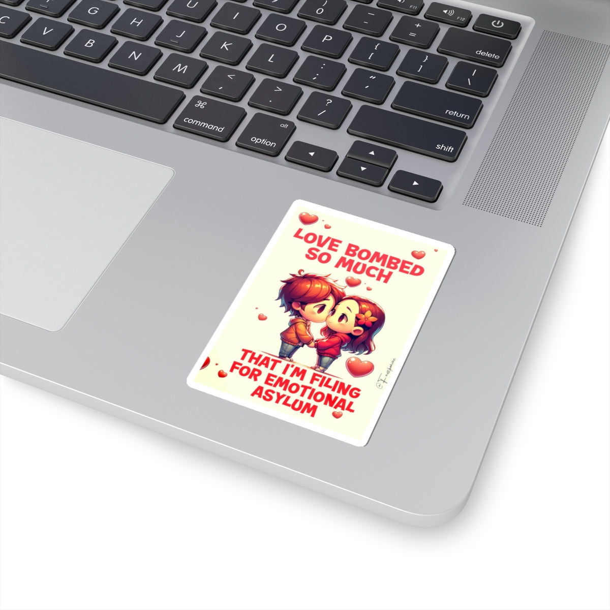 Lovebombed into Institutional Fantasy - Sticker