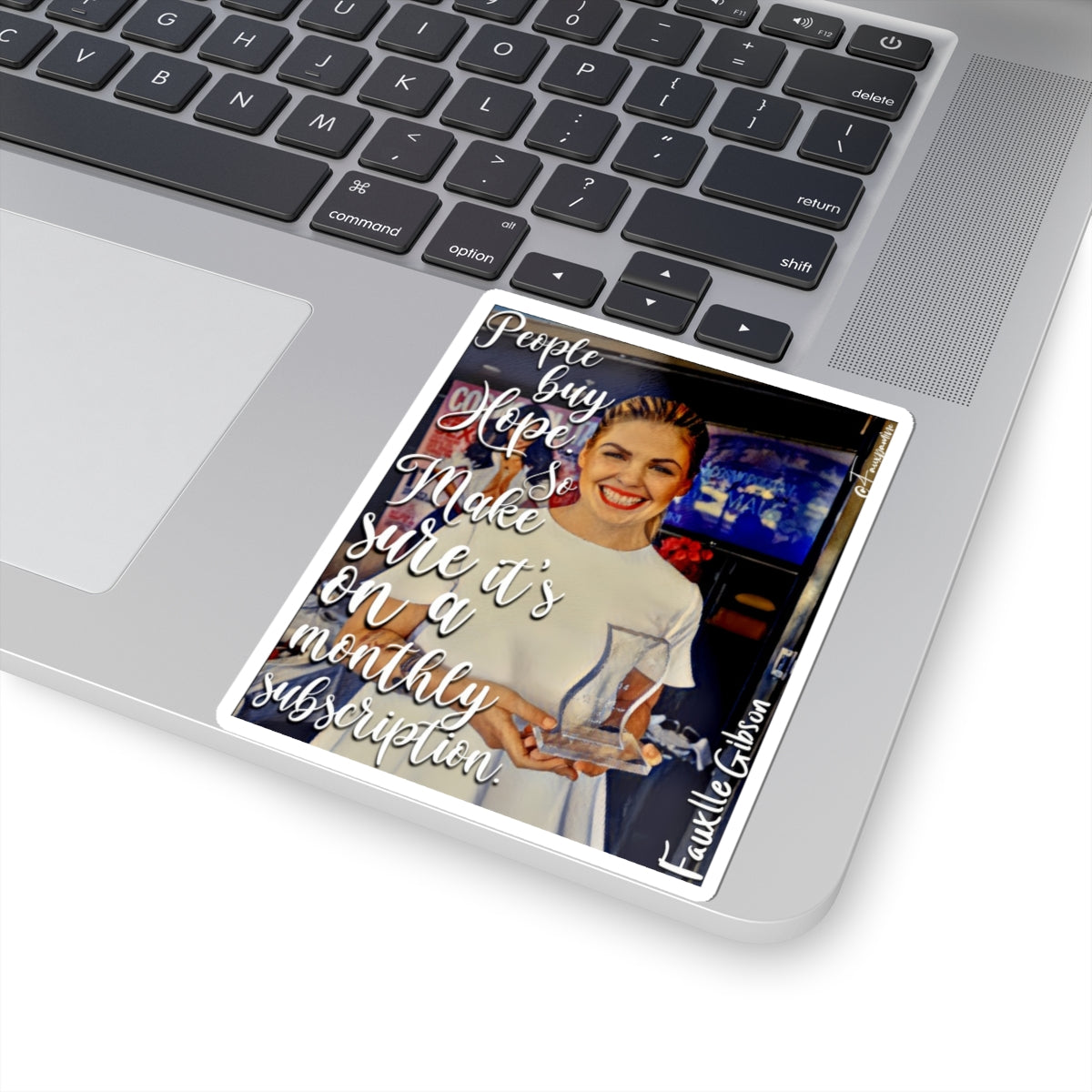 Smile on Loan, Trophy Pre-Return. - Sticker