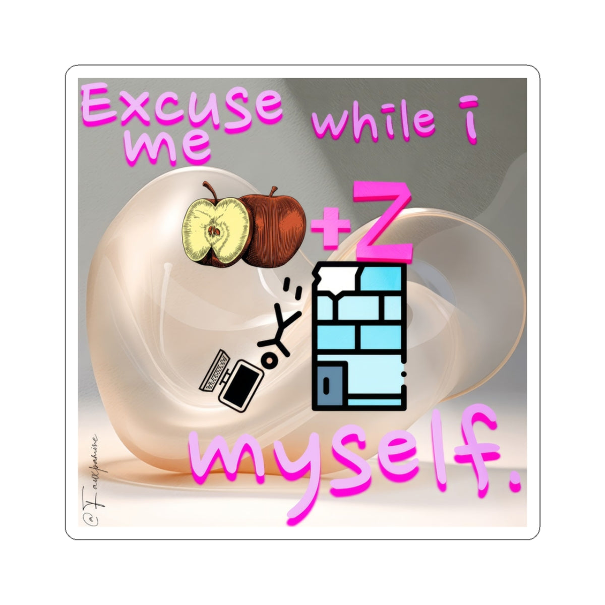 The Sincerity of Vaporwave Despair - Sticker