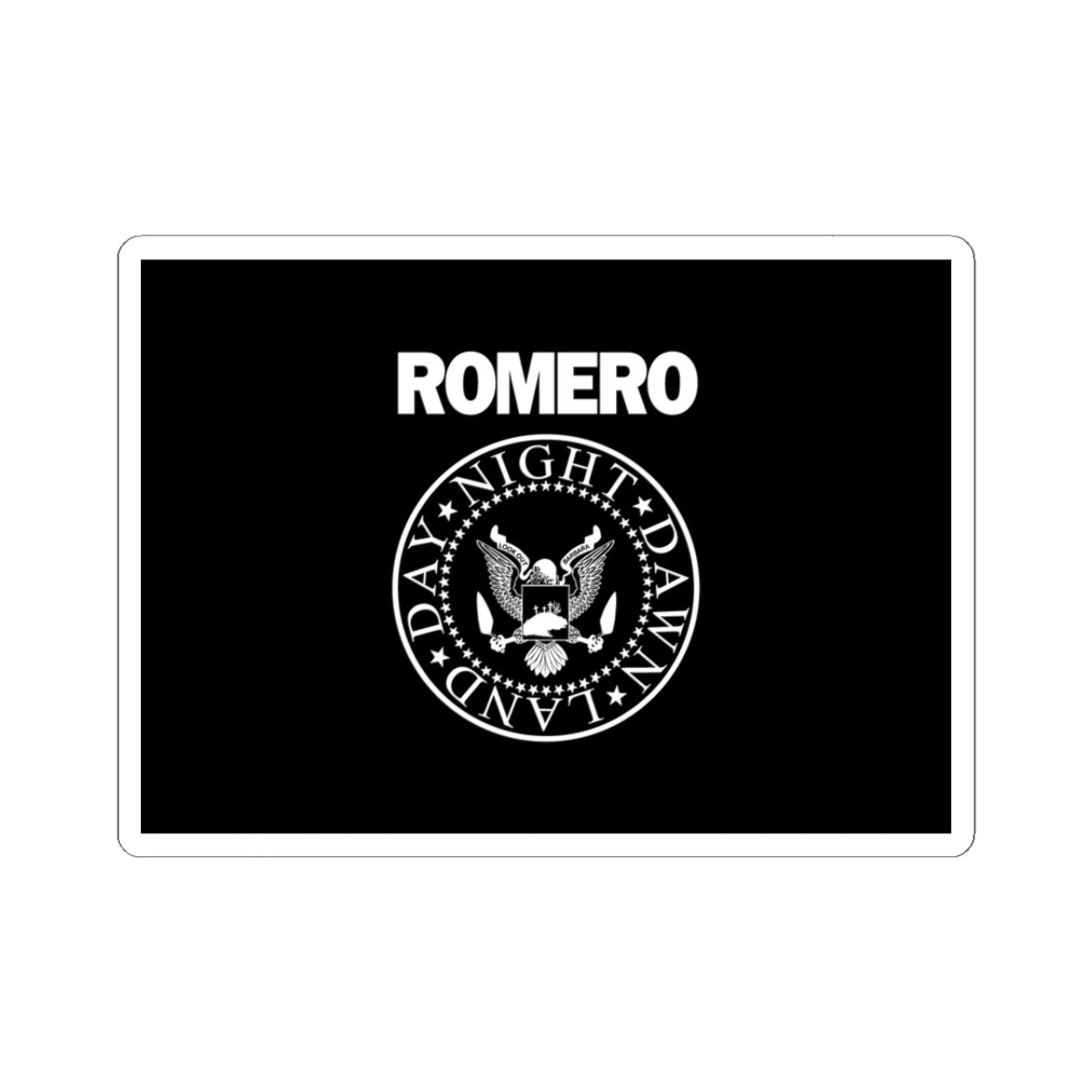 George Romero X The Ramones - Sticker