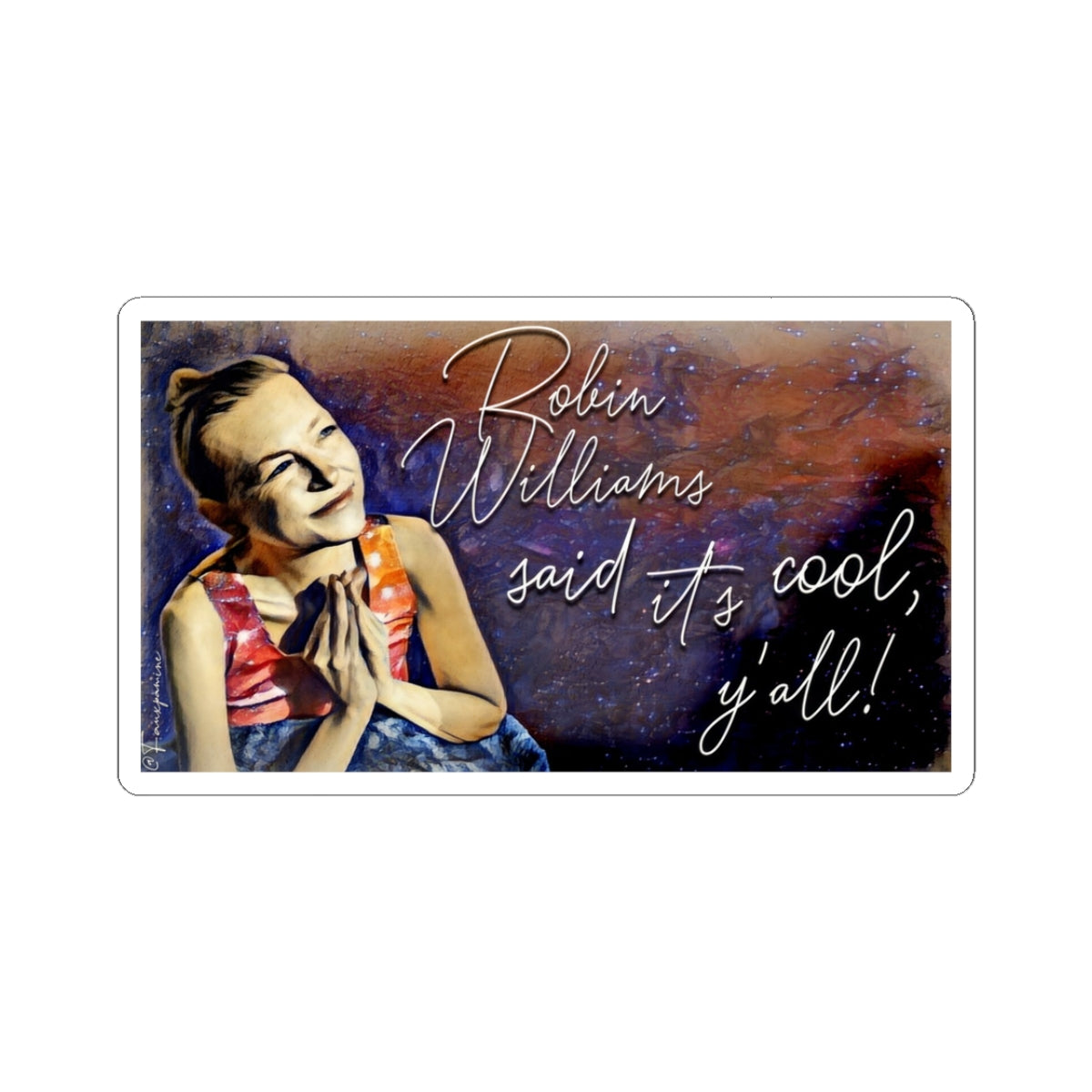 Mrs. Doubtfire signed off on it - Sticker