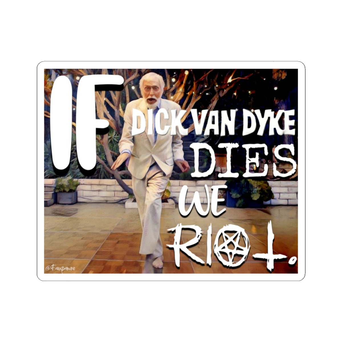 Preemptive Eulogy in Three Acts (Dance, Despair, Devotion) - Sticker