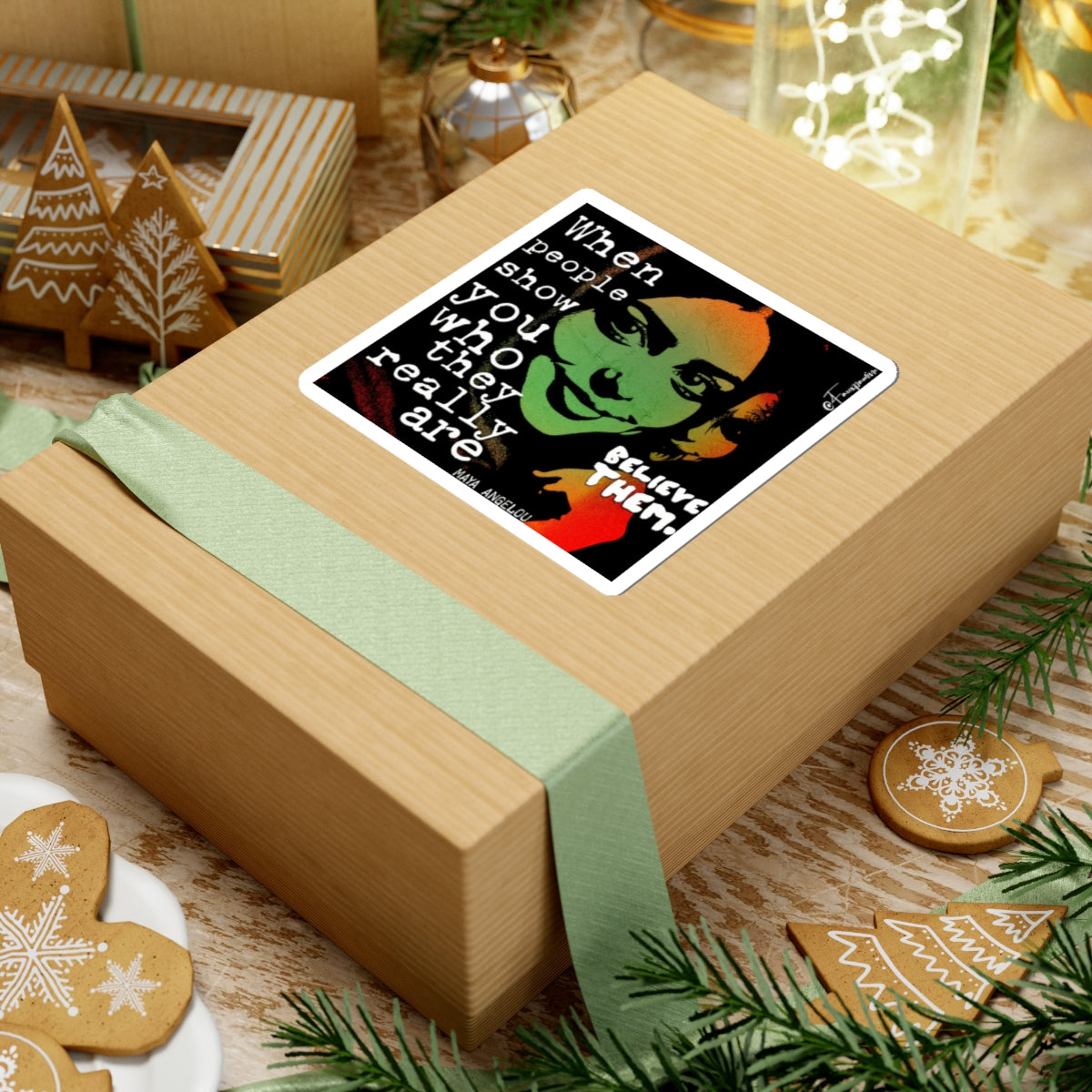 Stay Calm and Read Maya Angelou - Sticker