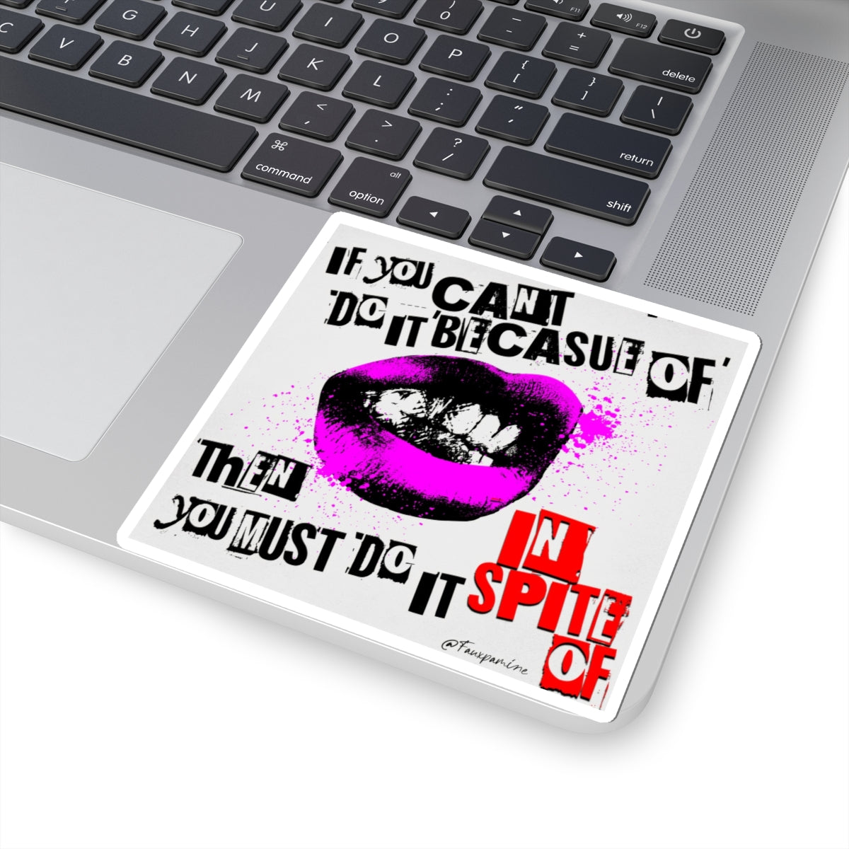 Teeth Against the Void - Sticker