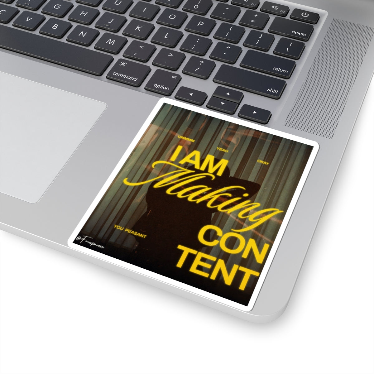 Gilded Delusion on Influencer Stock Footage - Sticker