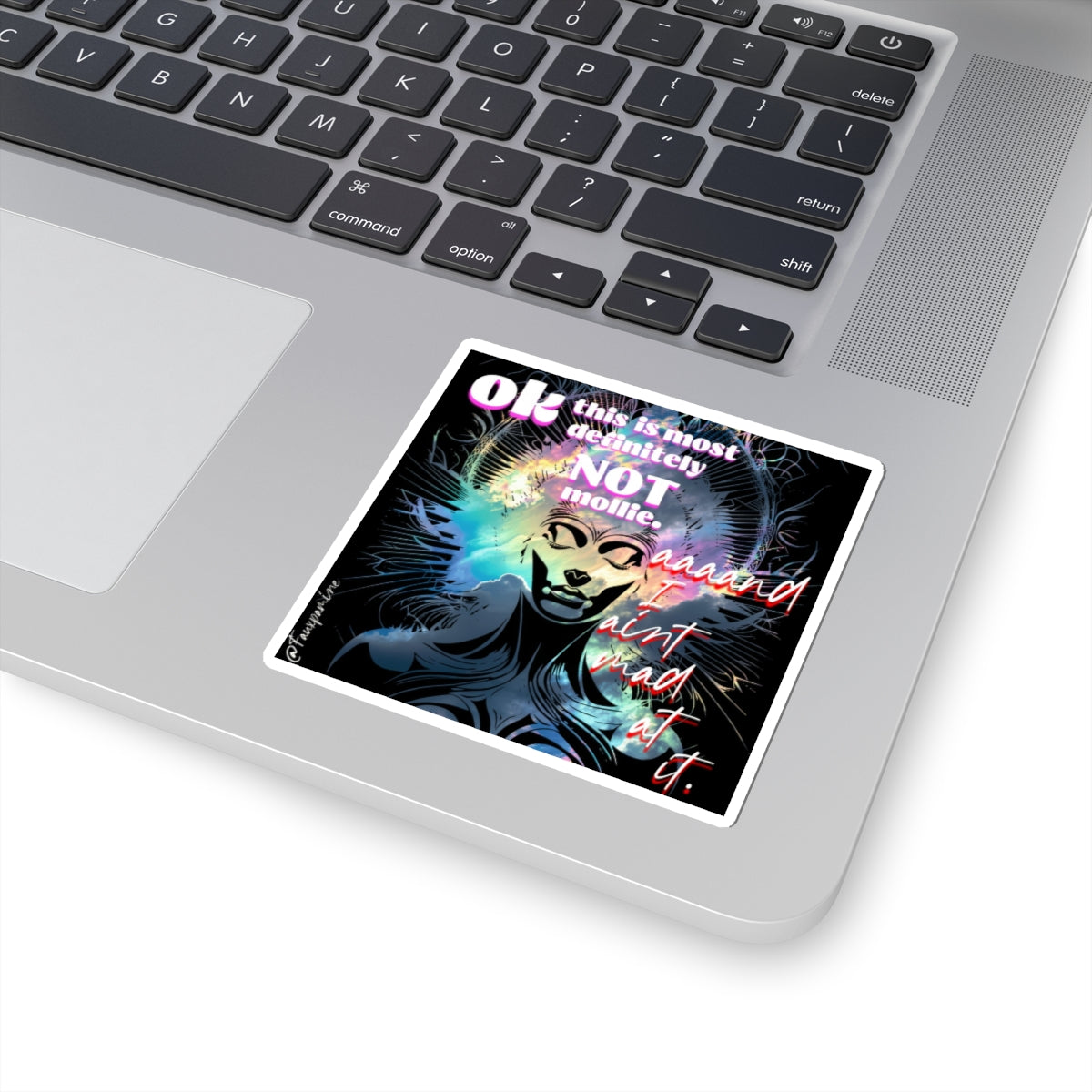 Ecstasy in Denial, Halo in Neon - Sticker